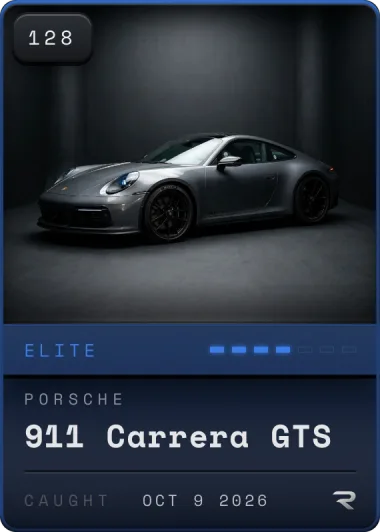 Elite Porsche 911 card, #128