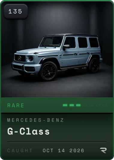 Rare Mercedes-Benz G-Class card, #135