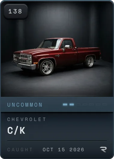Uncommon Chevrolet C/K card, #138