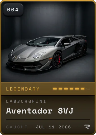 Legendary Lamborghini Aventador card, #4